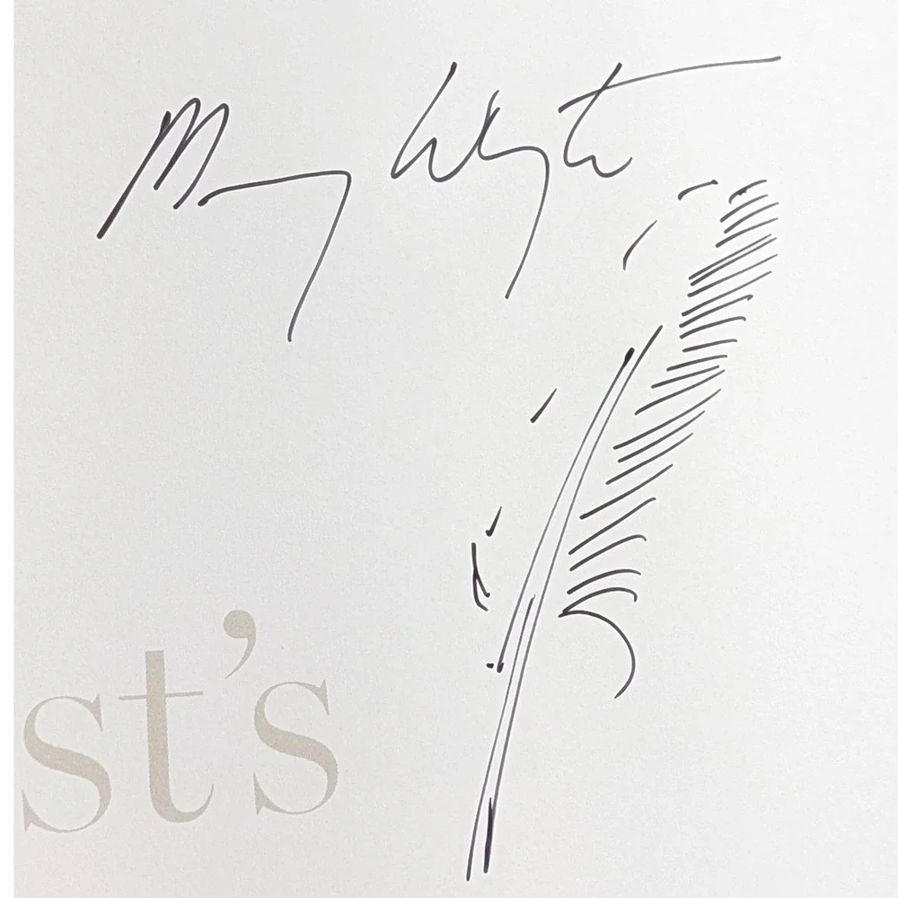 Mary Whyte An Artist's Life‎ Book Signed Hardcover Bookmark Unlocking Expression